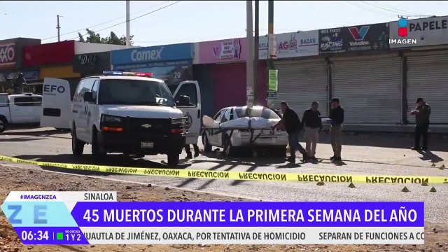 Violencia en Sinaloa: 45 personas fueron asesinadas en la primera semana del año