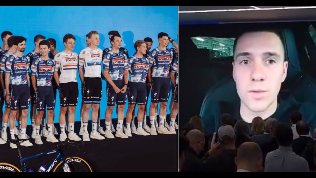Cycling - Soudal Quick-Step Team Presentation for 2025 with Remco Evenepoel, Tom Steels...