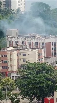 Apartamento pega fogo no Rio Vermelho e assusta moradores; veja