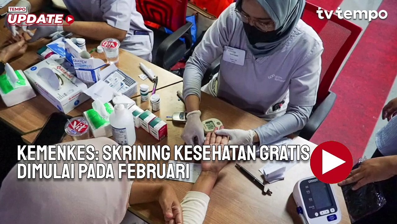 Kemenkes Sebut Skrining Kesehatan Gratis Dimulai Serentak pada Februari