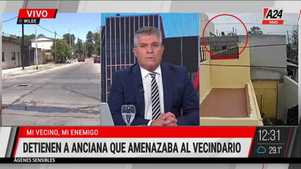 🚨 WILDE: DETIENEN A ANCIANA QUE AMENAZABA AL VECINDARIO