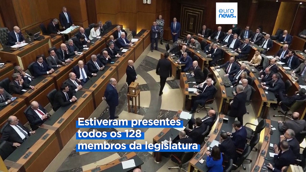 Chefe do exército libanês apoiado pelos EUA eleito presidente do Líbano