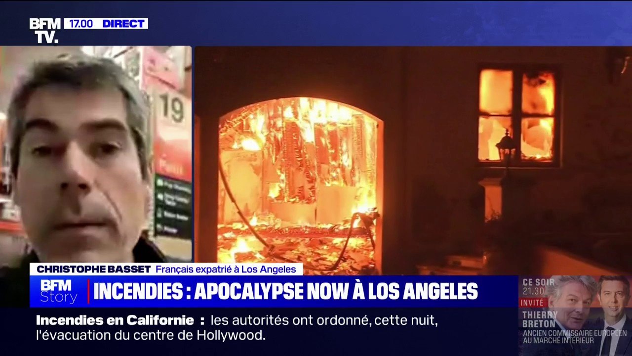 "C'est la dévastation la plus complète": Le témoignage de Christophe Basset, Français résidant à Los Angeles, dont la maison a été détruite par les incendies