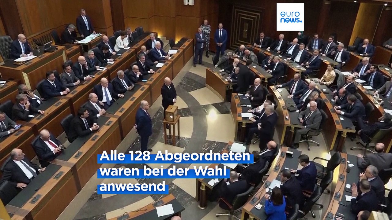 Nach 12 Versuchen: Libanesisches Parlament wählt US-gestützten Armeechef zum Staatsoberhaupt
