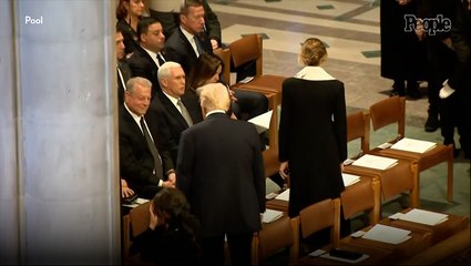Donald Trump and Mike Pence Shake Hands During First Interaction in Nearly 4 Years