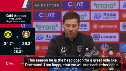 Leverkusen must be at their best to beat Dortmund - Alonso