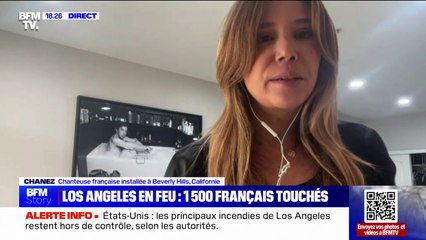 "Je ne peux même pas ouvrir la fenêtre": Chanez, chanteuse française installée à Beverly Hills, évoque les incendies à Los Angeles