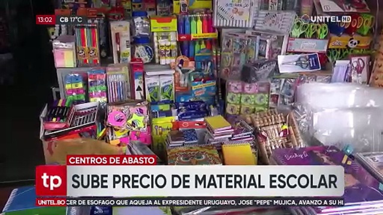 A poco del inicio de clases, sube el precio del material escolar y uniformes en mercados de Cochabamba