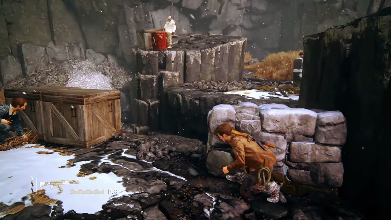 UnCharted4 Stealth Hard Mode - Cliffside Fight PC #gaming#pcgaming#gameplay#uncharted4