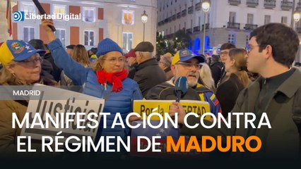 Manifestación en Madrid contra el Régimen de Maduro