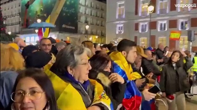 Madrid sale a la calle para apoyar a Edmundo González ante Maduro