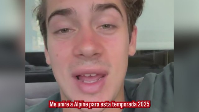 El mensaje de Colapinto tras anunciar que será piloto de Alpine en 2025