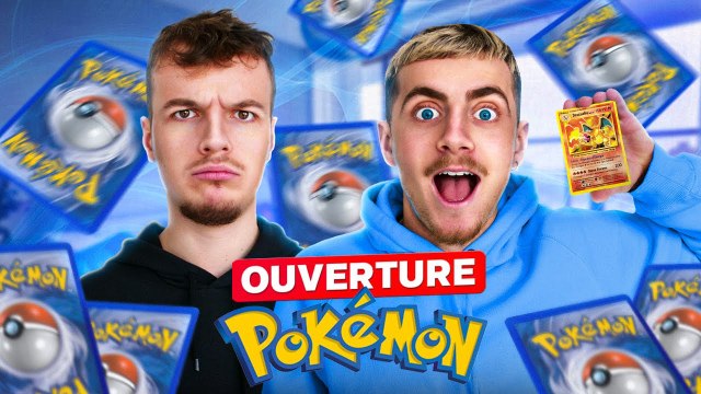 Ouverture cartes POKEMON ! (on n'y connait rien donc on sait pas si elles sont rares)