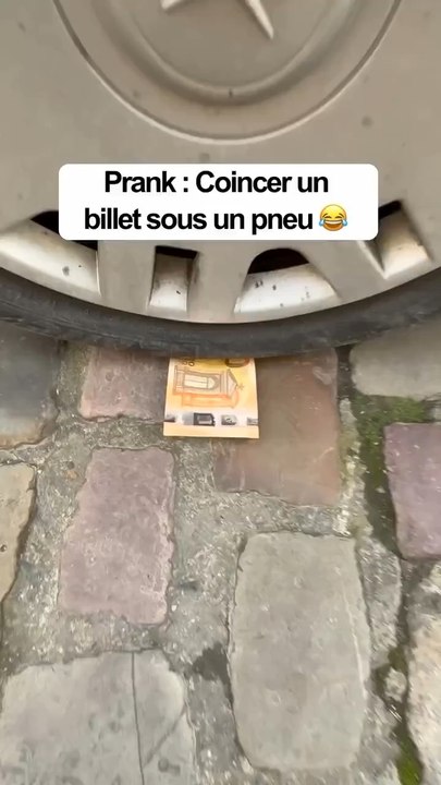 Je prank avec un billet !