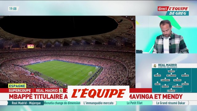 Mbappé titulaire avec le Real Madrid contre Majorque - Foot - Supercoupe d'Espagne