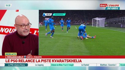 Le PSG relance la piste Kvaratskhelia : Bonne ou mauvaise idée ? - L'Équipe de Greg - extrait