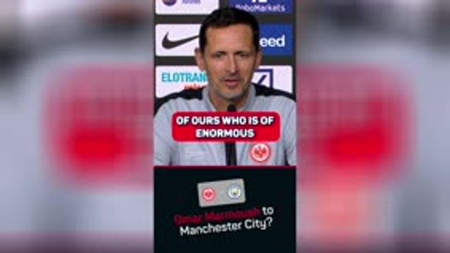 Frankfurt boss DENIES claims City have made contact for Marmoush