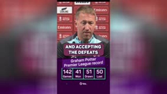 'No one's perfect' - Potter took lessons from Chelsea nightmare