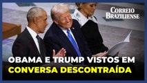 Velório de Jimmy Carter é marcado por conversa amigável de Obama e Trump