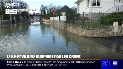 "Je ne peux plus rien faire": L'Ille-et-Vilaine surprise par les crues