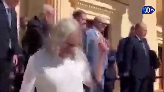 Edmundo González acompañado de expresidentes de la región en el Palacio Nacional de Santo Domingo