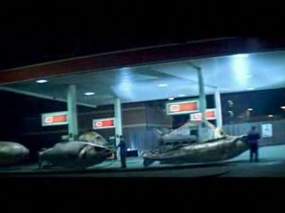 Pub Audi A4 Fish poissons consommation STRANGE ETRANGE