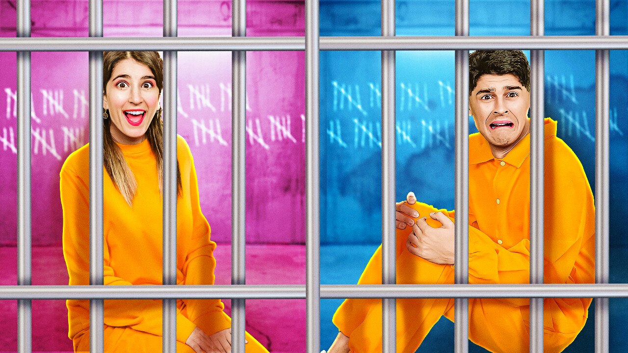 NOUVEAU 123 GO! CHALLENGE Frère Vs Sœur En Prison ⚡Qui A Les Meilleurs Trucs Pour Survivre ?