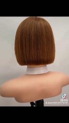 Bob hair cut for girls step by step easy tutorial ASMR