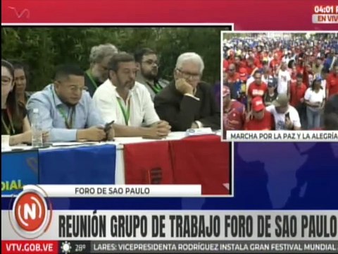 Partidos políticos de América Latina y el Caribe participan en Foro de São Paulo Caracas 2025