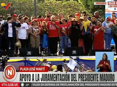 Diosdado Cabello: Entre todos vamos a construir la paz así se oponga el sector terrorista y fascista