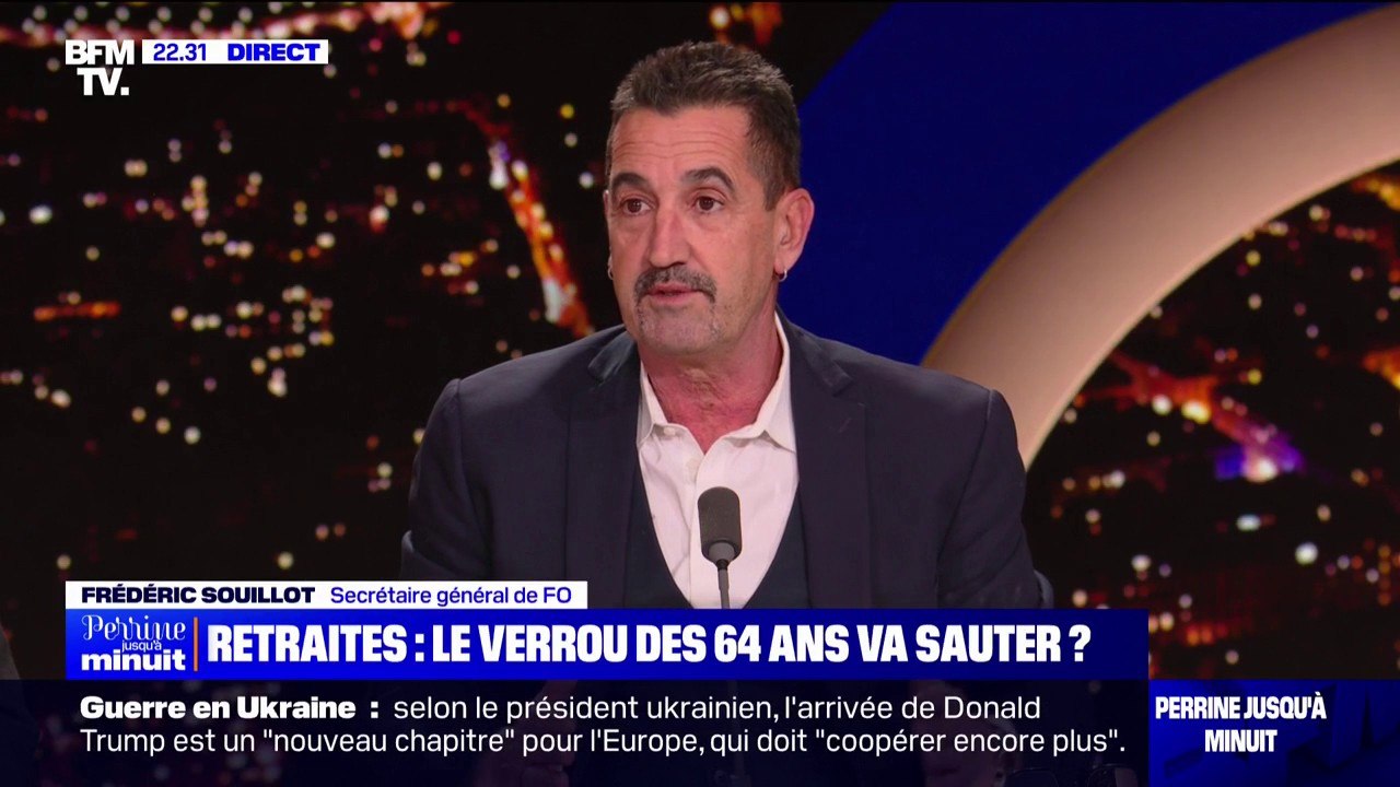Réforme des retraites: François Bayrou "prendra sa décision avant le discours de politique générale", selon Frédéric Souillot (FO)
