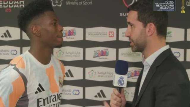 Declaraciones de Tchouaméni tras Real Madrid vs Mallorca de Supercopa