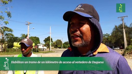 Habilitan un tramo de un kilómetro de acceso al vertedero de Duquesa