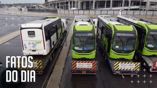 Governo recebe os primeiros ônibus elétricos para a frota do BRT Metropolitano