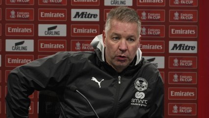 Darren Ferguson post Peterborough fa cup exit at Everton