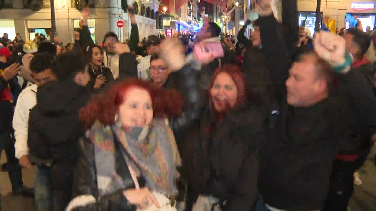 Venezolanos en Madrid celebran la liberación de María Corina Machado