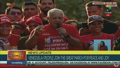 Diosdado Cabello: The disaster of his march was hidden with the false news of Machado's kidnapping