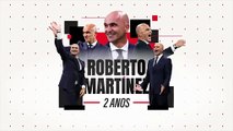 De la Fuente, Karanka, Poyet... felicitan a Roberto Martínez por sus dos años al frente de Portugal