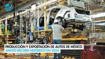 Producción y exportación de autos de México anotó récord histórico en 2024