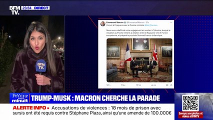 Emmanuel Macron a rencontré le Premier ministre britannique Keir Starmer