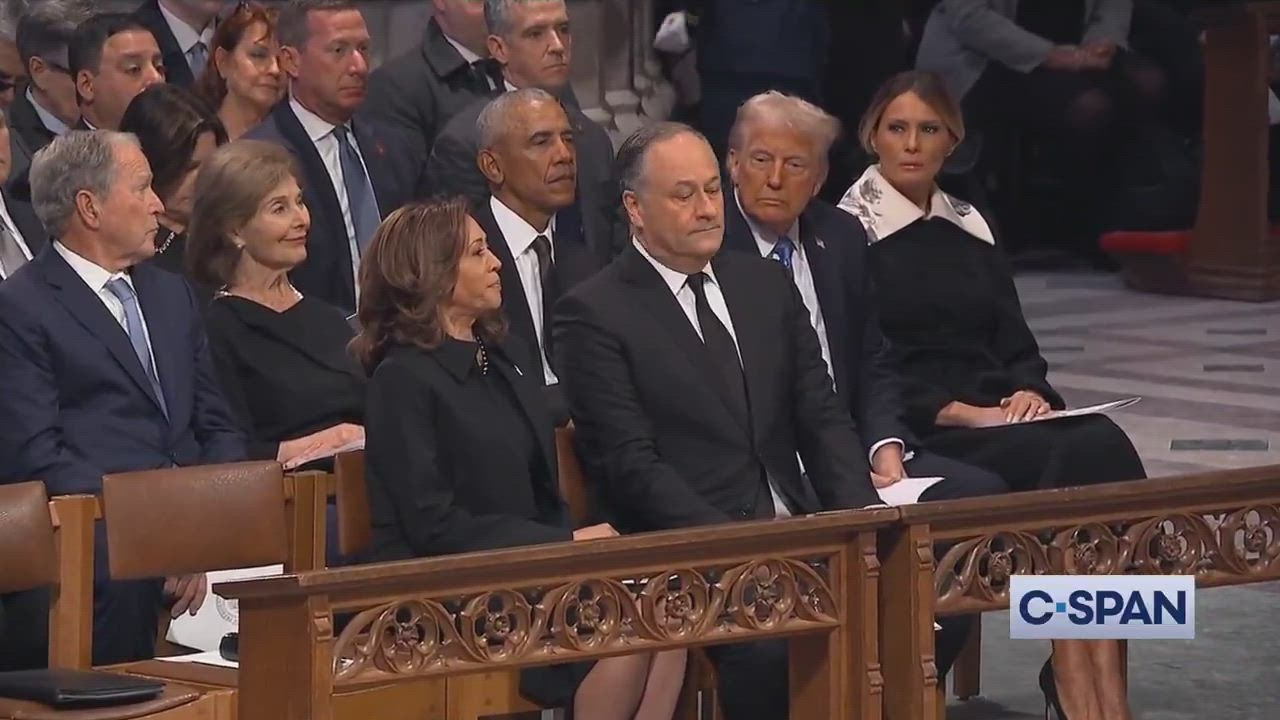 Kamala Harris caught undercover: VP listens in on crucial Obama-Trump dialogue