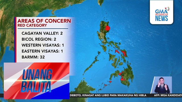 Areas of concern sa Eleksyon 2025, tinukoy ng Comelec | Unang Balita