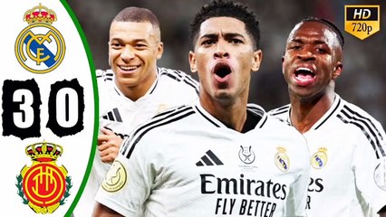Real Madrid vs Mallorca 3-0 Highlights And Goals | Super Cup 2025 | Semi-Final