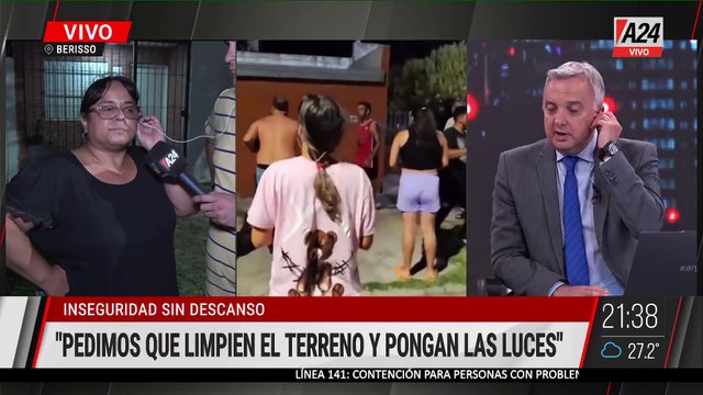 🔴INSEGURIDAD SIN DESCANSO: EL EQUIPO DE A24 TUVO QUE ABANDONAR UN MÓVIL POR AMENAZAS