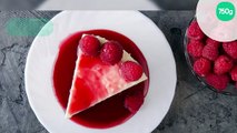 Cheesecake aux framboises & chocolat blanc