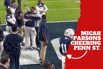 Micah Parsons makes his presence felt at CFP as he takes mentorship role for Abdul Carter