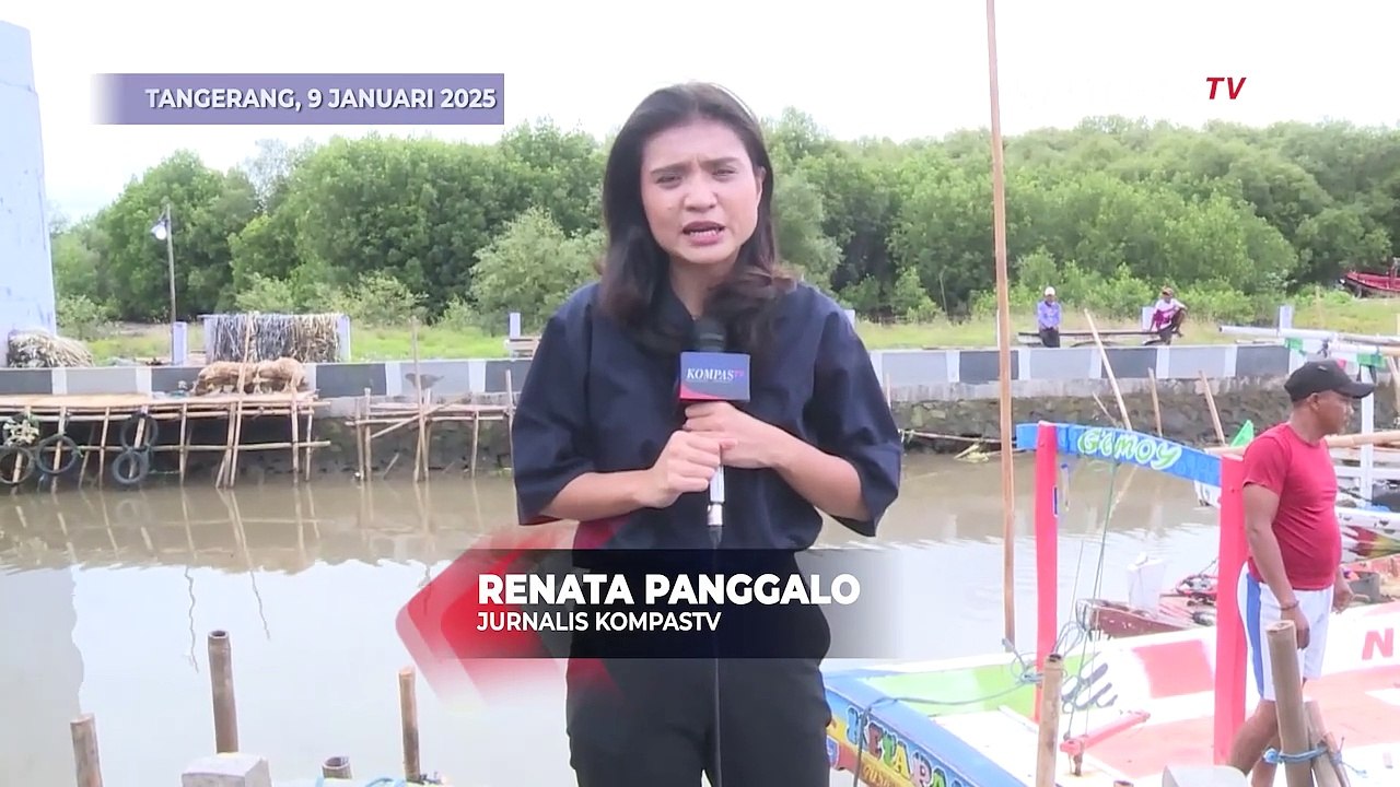 Melihat Lebih Dekat Pagar Laut Misterius di Tangerang, Nelayan Keluhkan Akses untuk Tangkap Ikan