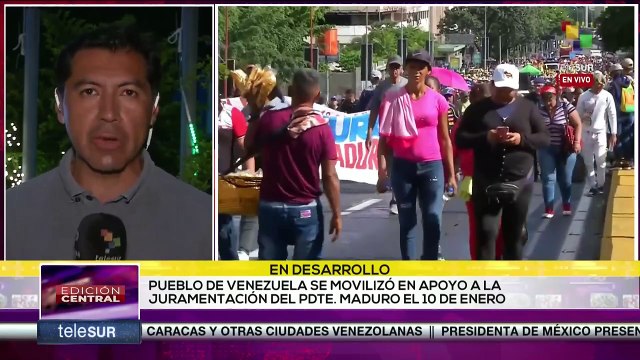 Venezolanos se movilizaron en apoyo al Pdte. Nicolás Maduro