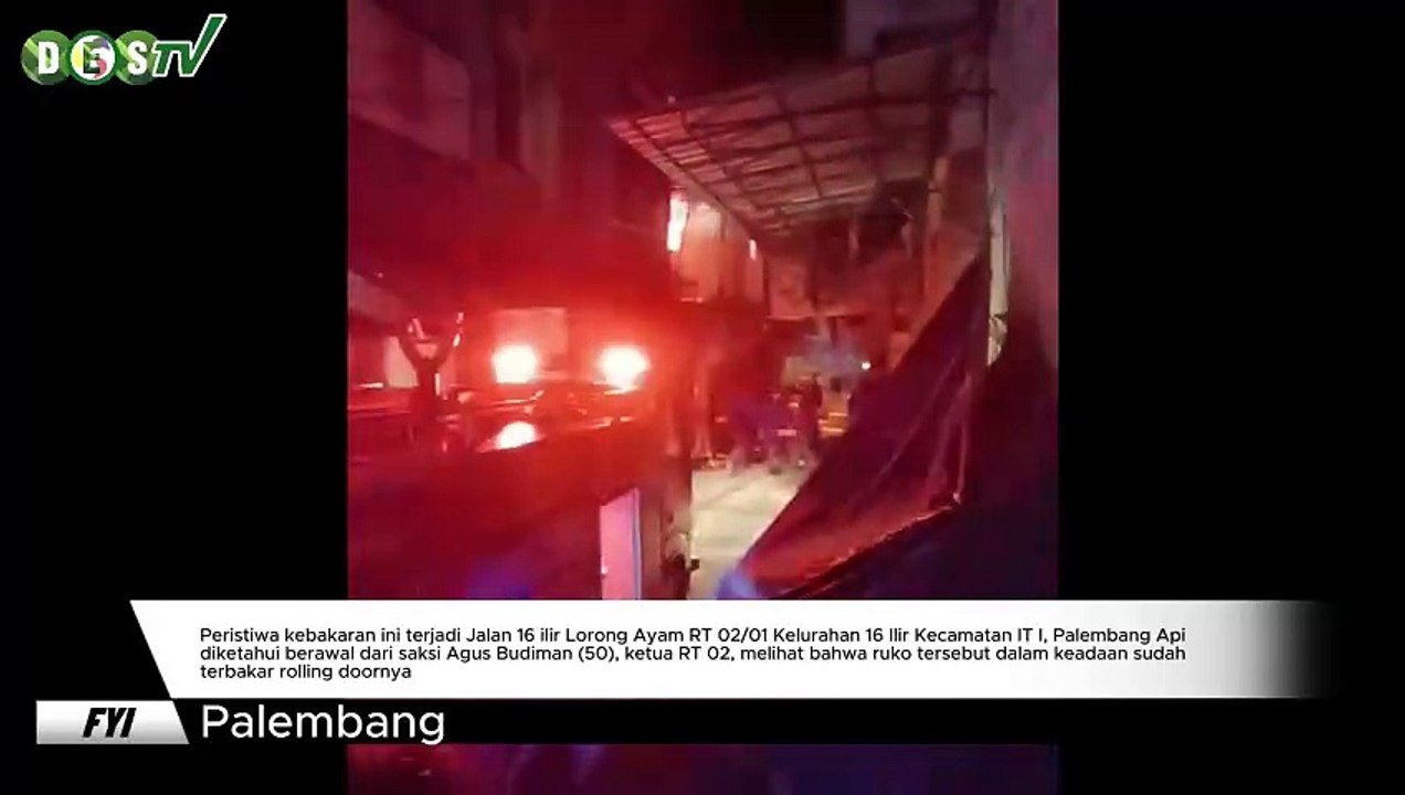 Korsleting Listrik Diduga Jadi Biang Keladi Kebakaran Toko di Pasar 16 Ili