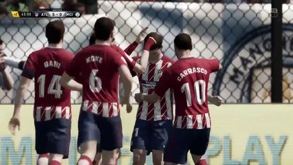 DEMO DE FIFA 18 - ATLÉTICO MADRID (9-0) MANCHESTER CITY